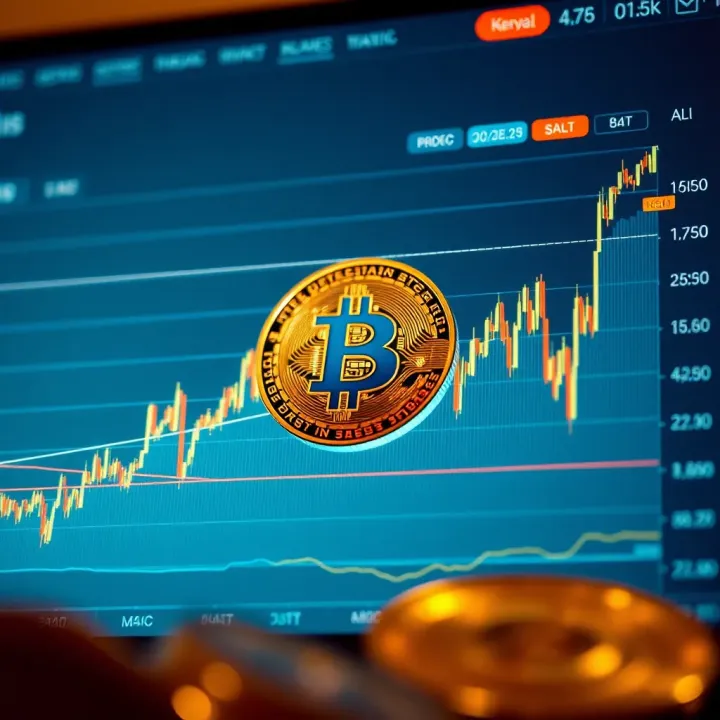 Bitcoin Price Trends and Market Dynamics in Kenya Graph showing Bitcoin price trends and market fluctuations relevant to Kenyan investors
