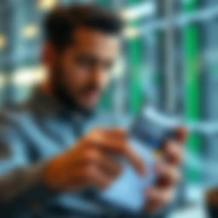 User configuring security settings on the Binary.com app to ensure safe account access