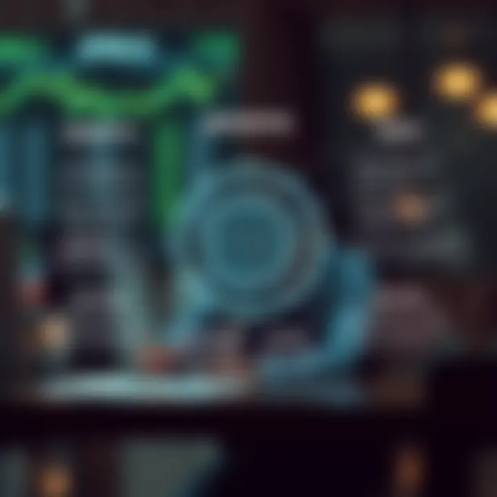 Graphical representation of benefits and risks associated with using BitOption AI for cryptocurrency and binary options trading