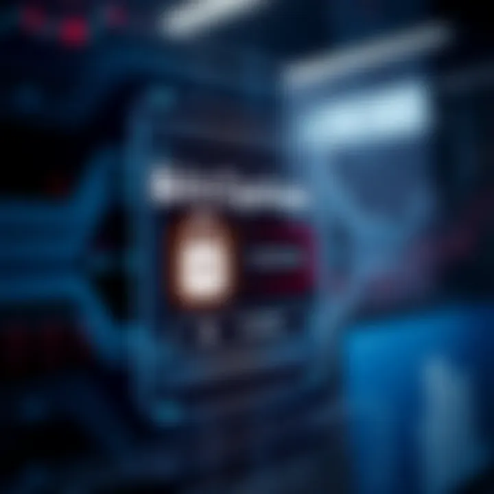 Secure login interface for BitOption AI platform with password input