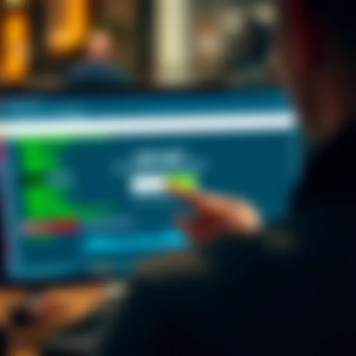 User troubleshooting login issue with error message on screen