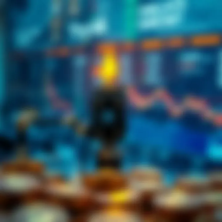 Graphical representation of Candle Mine Bot interfacing with cryptocurrency exchange platforms