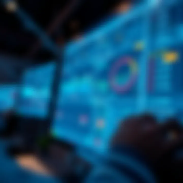 User interface displaying automated trading bot dashboard with performance charts and configuration options