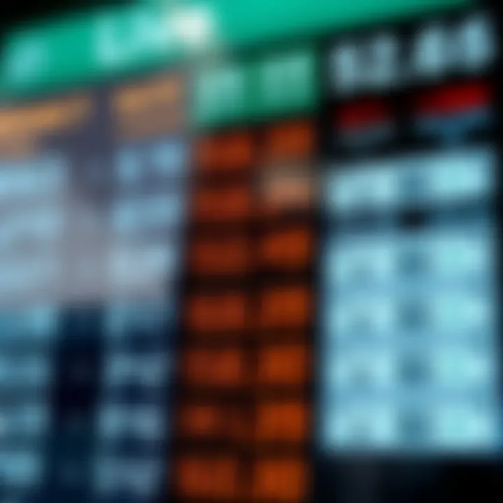 Currency exchange board showing current rates between US dollars and Kenyan shillings