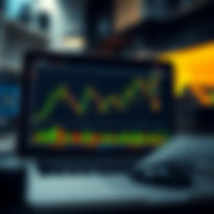 Graph displaying trading analytics and performance metrics on D Trader platform