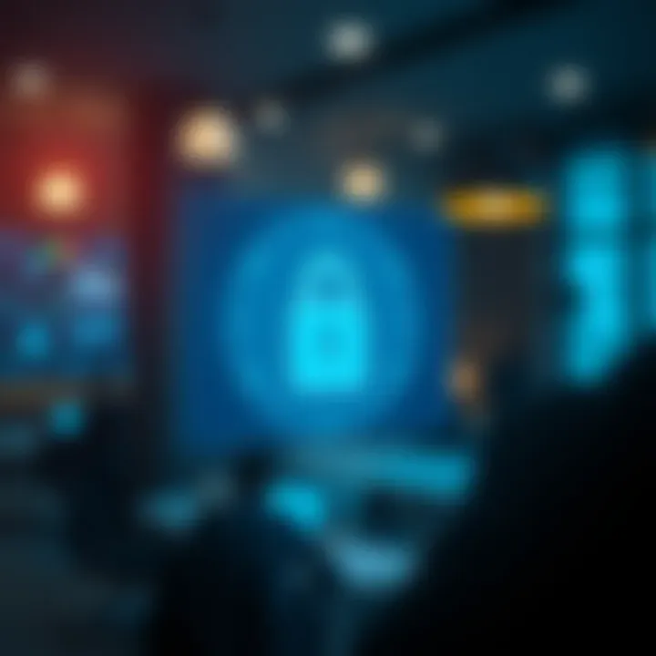 Illustration of secure password protection and account safety for online trading platforms