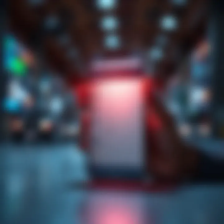 Illustration of a smartphone showcasing security features and compatibility options for Deriv Bot APK in Kenya