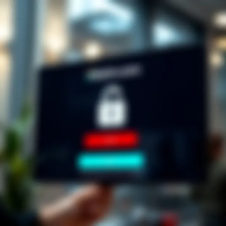 User interface showing secure login screen on Deriv.com platform