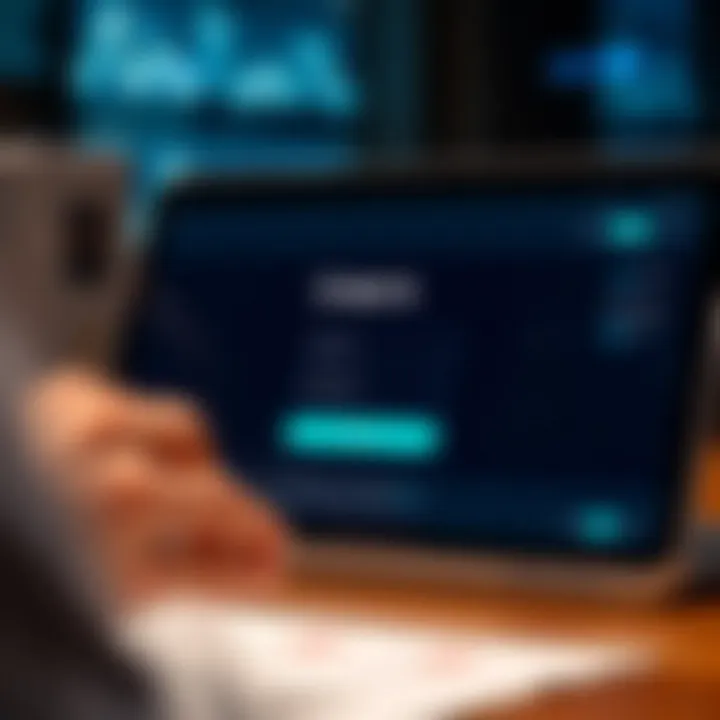 Secure login interface for Deriv using email credentials on a digital device