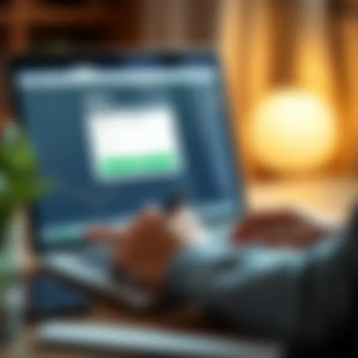 User filling out registration form on a laptop showing Deriv website interface