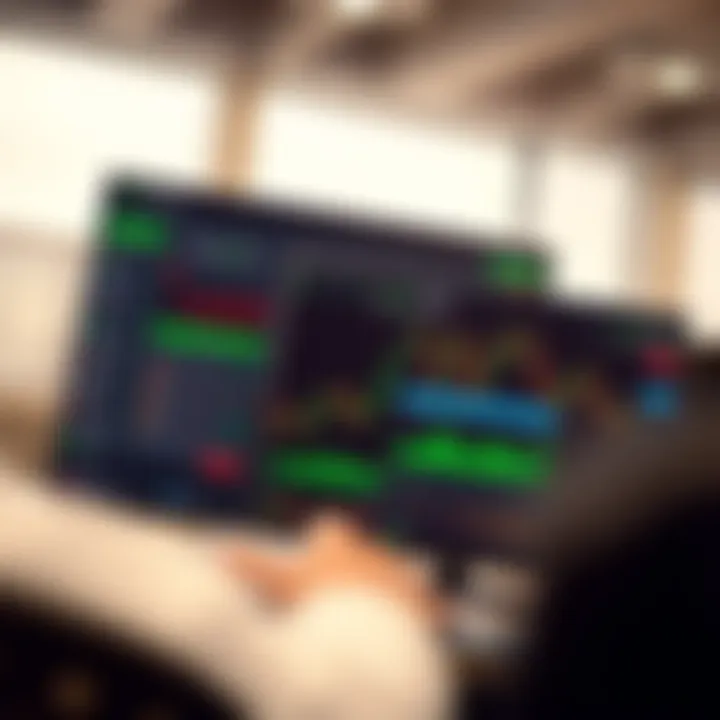 Dashboard of Expert Option trading platform showcasing various asset options and market charts