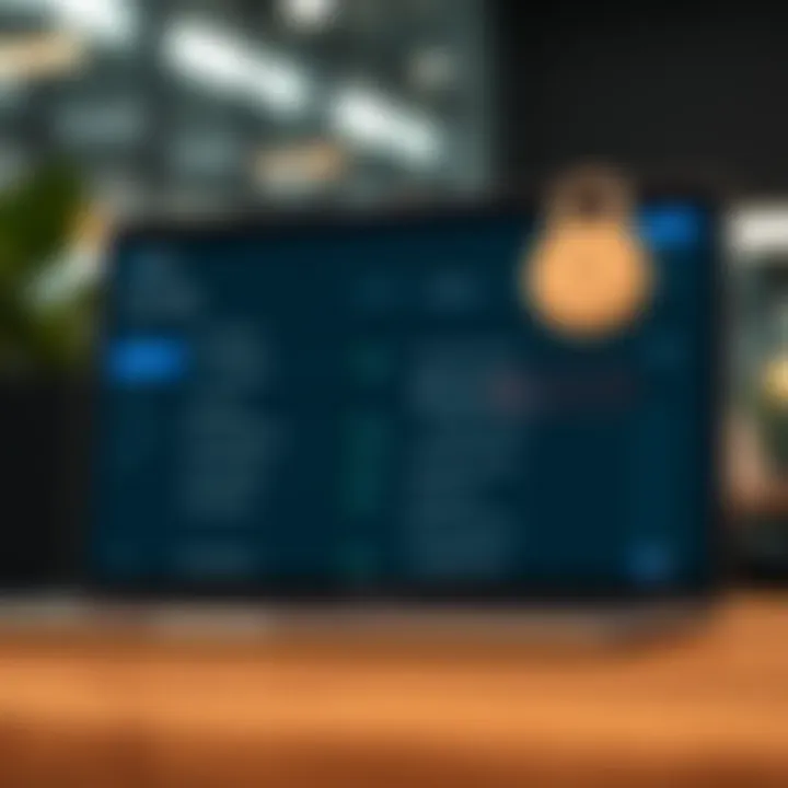 Account settings dashboard highlighting security and recovery options