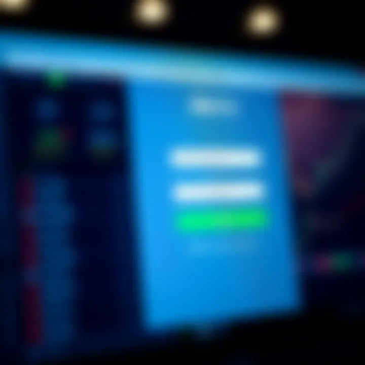 Login screen interface of Deriv platform showcasing demo account access options