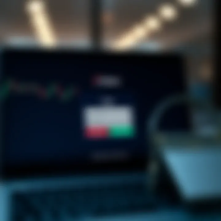 Login screen of Deriv trading platform showcasing username and password fields on a digital device