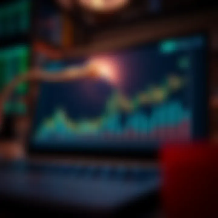 Graph illustrating risk management strategies in online trading