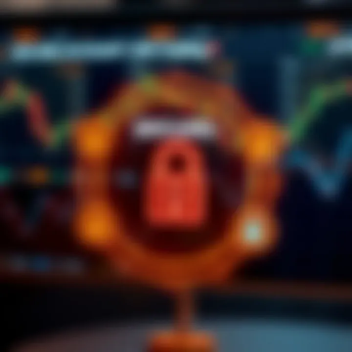 Visual representation of online account verification with secure authentication symbols