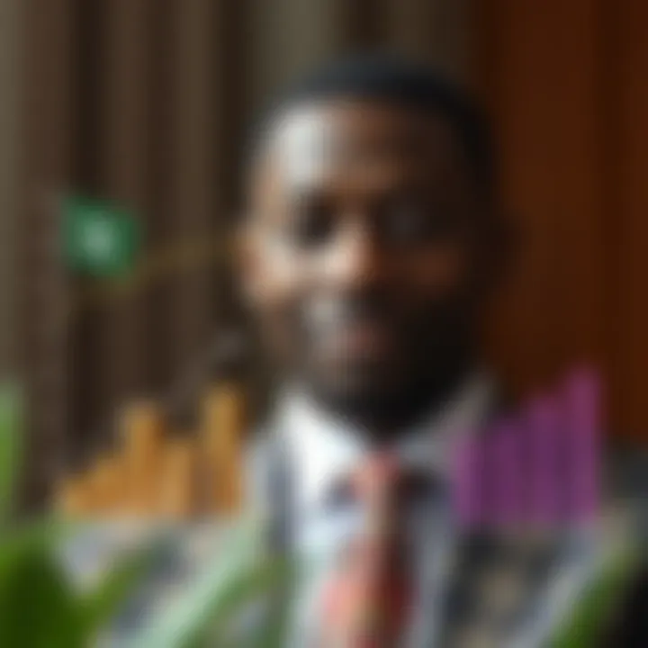 Graphical representation of financial growth and educational progress influenced by Paul Mugenda's initiatives