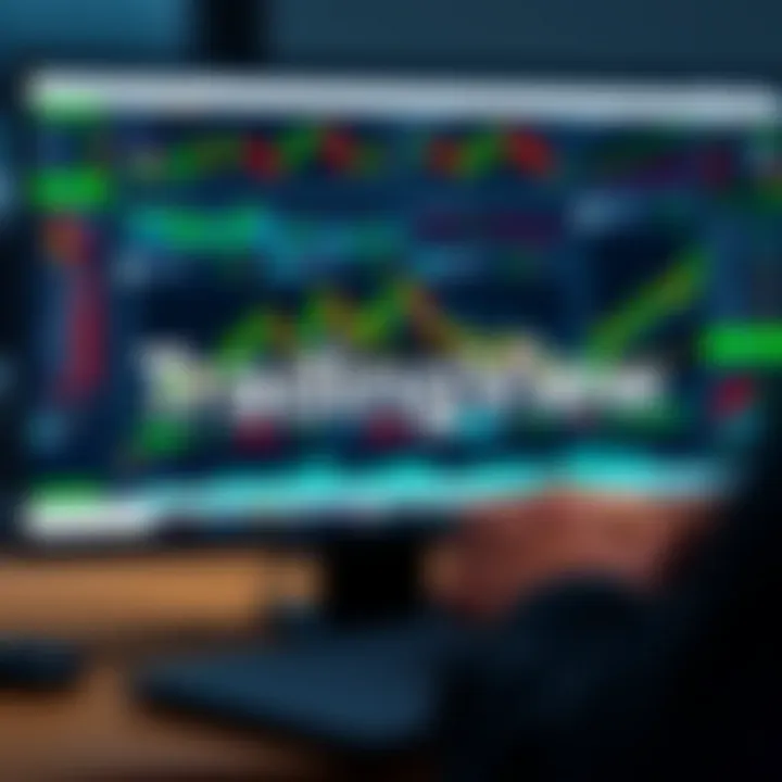 TradingView platform displaying various financial charts and technical indicators tailored for market analysis