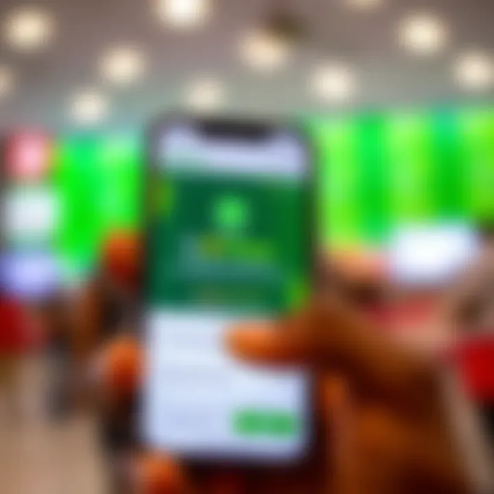Quotex Mobile App Featuring M-Pesa Payment Option Mobile device showing Quotex app with M-Pesa payment option for Kenyan traders