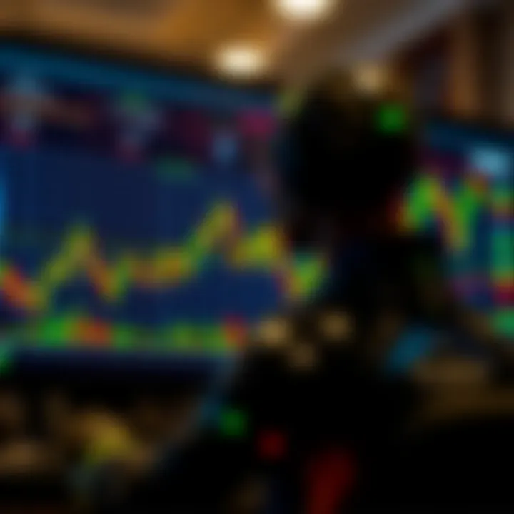 Automated Trading Algorithms Analyzing Market Data Graph showing automated trading algorithms analyzing financial market data