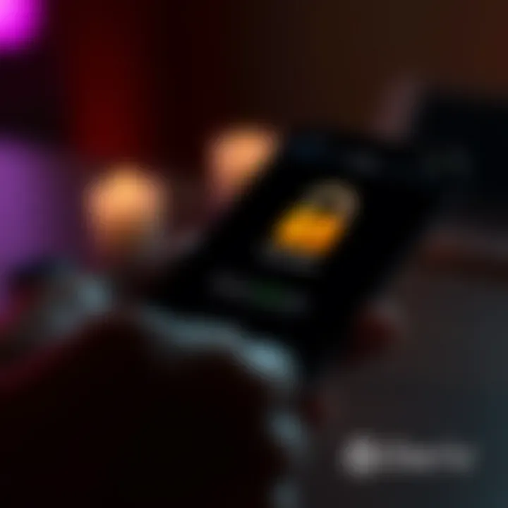 Illustration showing secure APK file download process on a mobile device