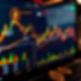 Digital interface displaying cryptocurrency charts and graphs with Kenyan currency symbols