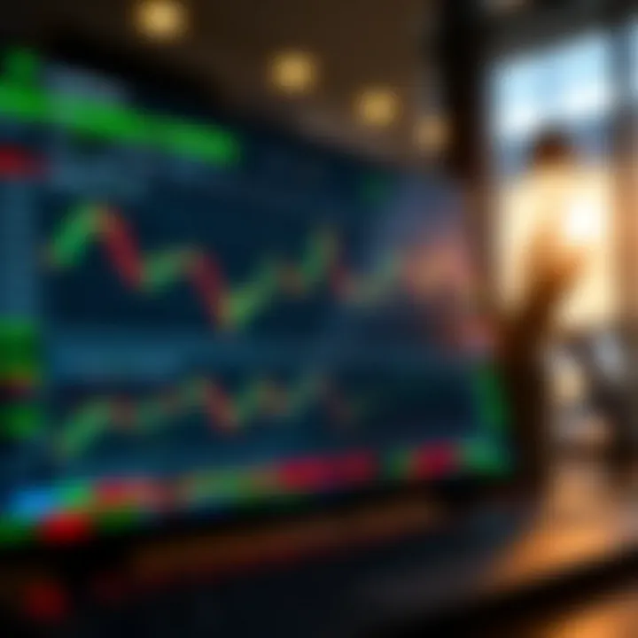 TradingView Platform Showing Advanced Charting Tools for Market Analysis TradingView interface displaying various financial charts and technical indicators for market analysis