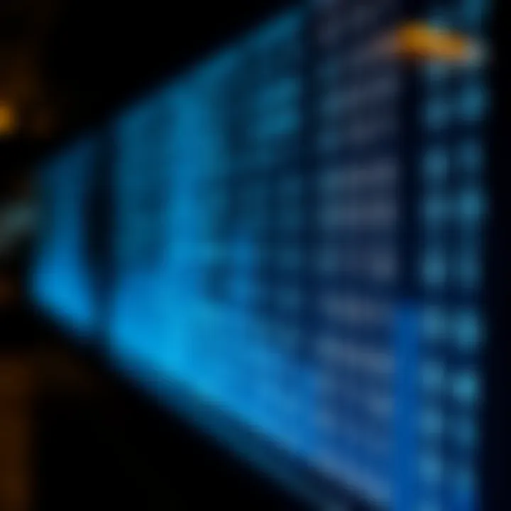 Graphic illustrating a binary chart displaying sequences of zeros and ones for data visualization