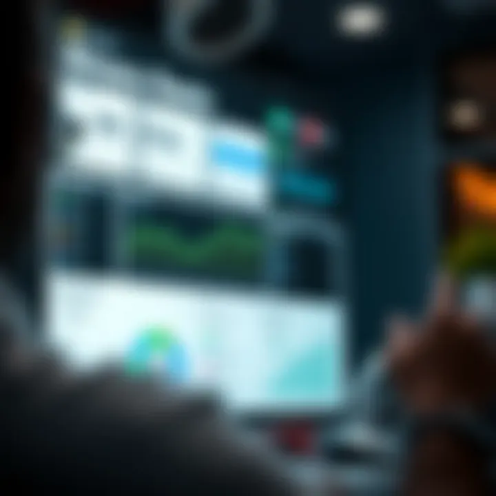 User-friendly dashboard showing account overview and navigation options after successful login