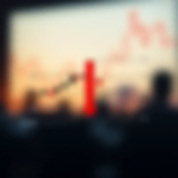 Diagram showing components of a candlestick including body, wick, and shadows in market analysis