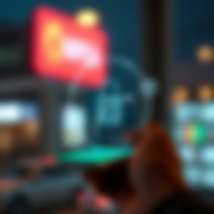 Illustration of secure digital payment flow with mobile device and security shield icon