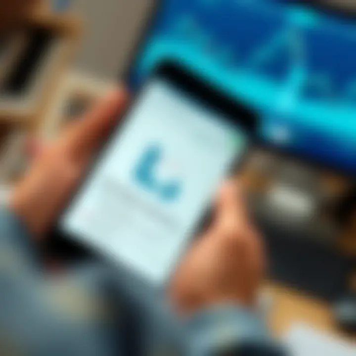 Mobile device with Deriv Analysis Tool APK installation screen and safety guidelines