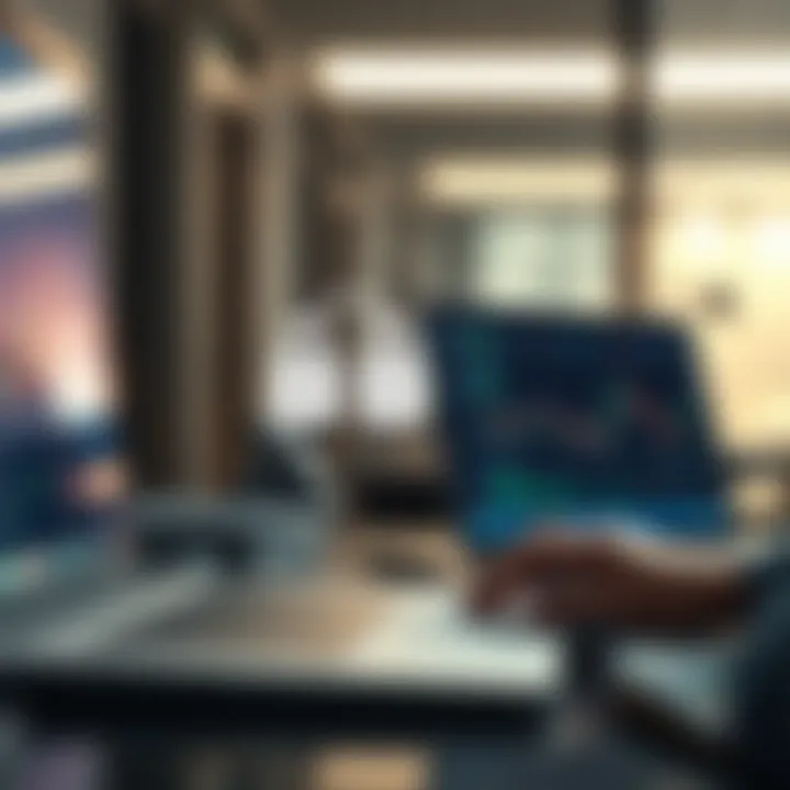 Visual representation of secure data exchange between trading software and Deriv API