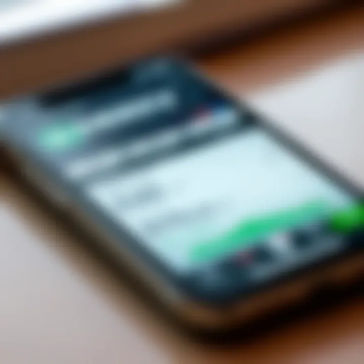 Deriv app interface displaying various trading options and charts on a mobile device