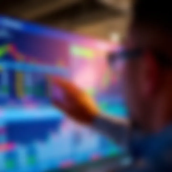 User interacting with Deriv trading platform showing forex and CFD options on screen
