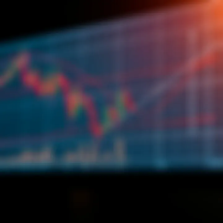 Graph showing Fibonacci retracement levels applied on a financial chart highlighting potential support and resistance zones