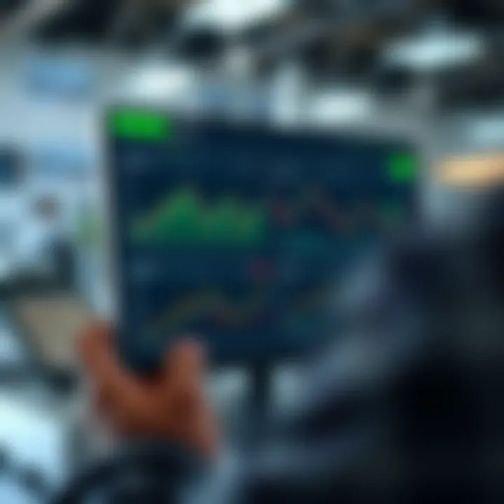 User interface of Pocket Options trading platform showing various financial instruments and real-time price charts