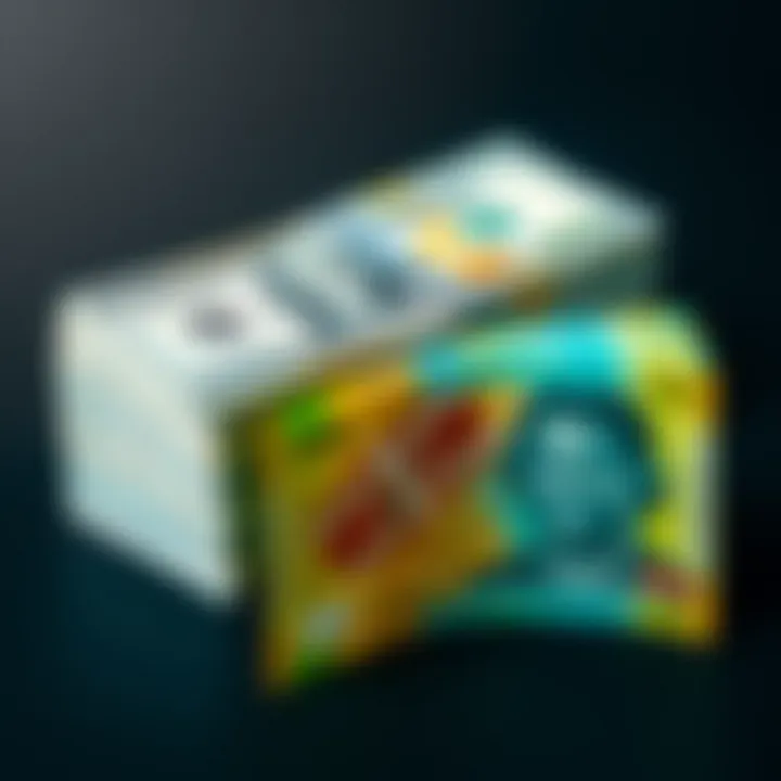 Stack of US dollar bills alongside Kenyan shilling notes illustrating currency conversion