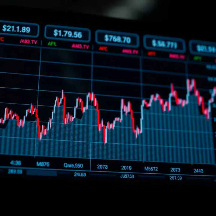Graph showing Cardano price trends and market fluctuations