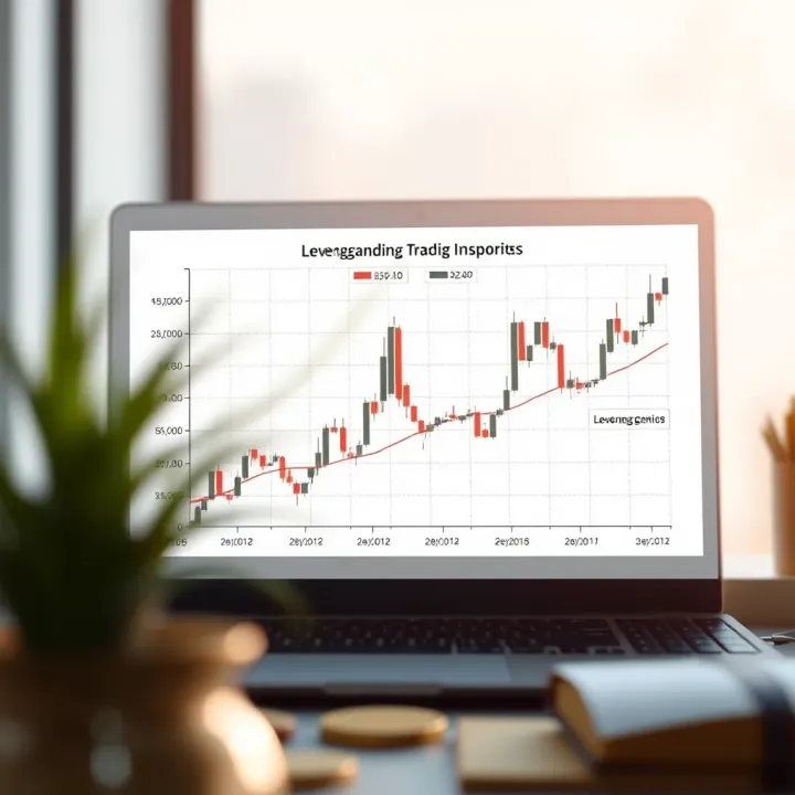 Graph showing leverage impact on trading risks and rewards with a small trading account