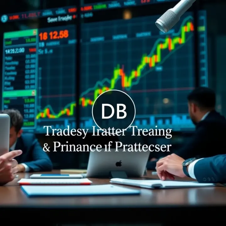 Visual representation of DB Traders' client relationship dynamics and trading strategy framework