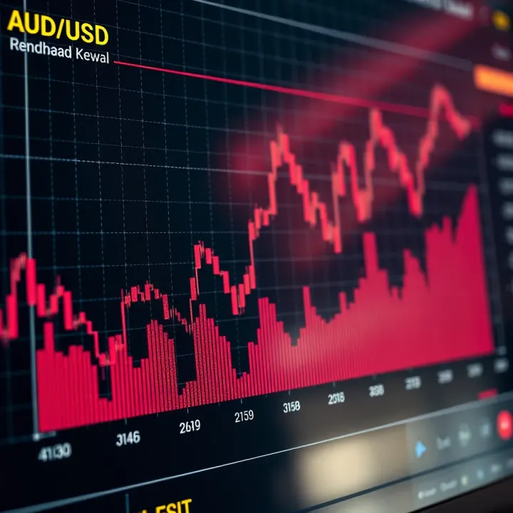Economic Indicators Affecting AUD/USD Movements Chart illustrating key economic indicators impacting Australian dollar against US dollar