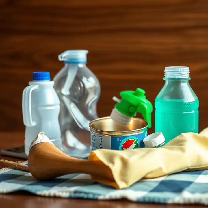 Reusable Household Items Promoting Sustainability in Kenya Various reusable household items arranged to emphasize sustainable living