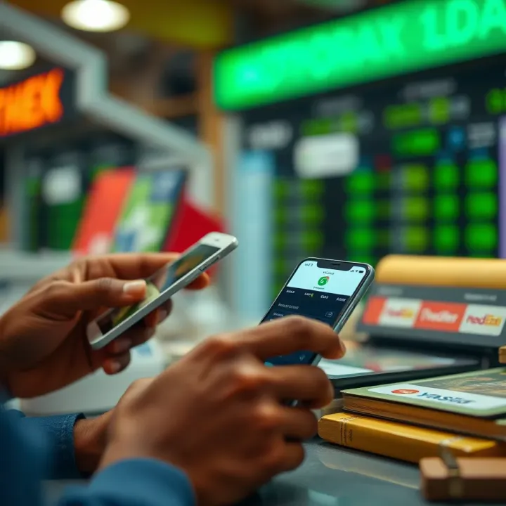 Visual representation of payment methods including M-Pesa for funding HotForex trading accounts in Kenya