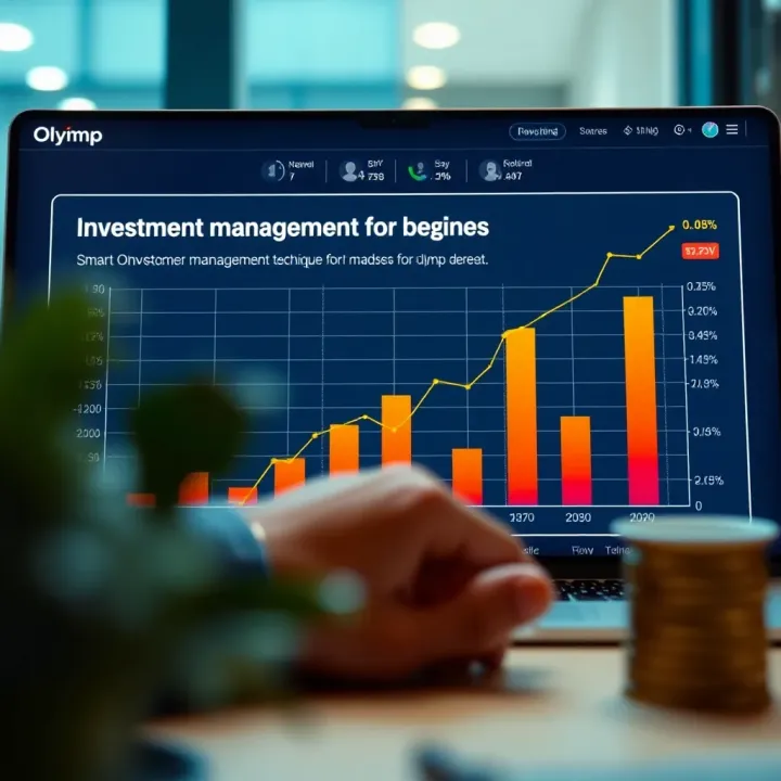 Effective Investment Management Tips for New Olymp Trade Users Graph illustrating smart investment management techniques for beginners on Olymp Trade