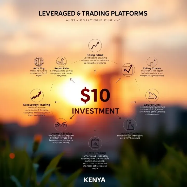 Overview of Leveraged Trading Platforms in Kenya Diagram illustrating different leveraged trading and investment platforms available in Kenya