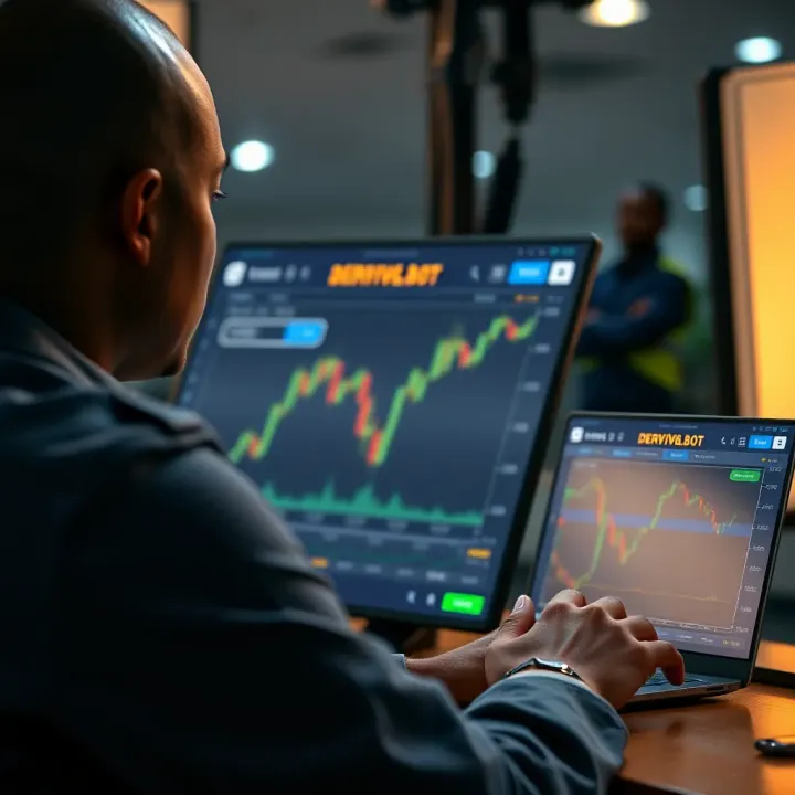 User configuring automated trading settings on Deriv Bot interface