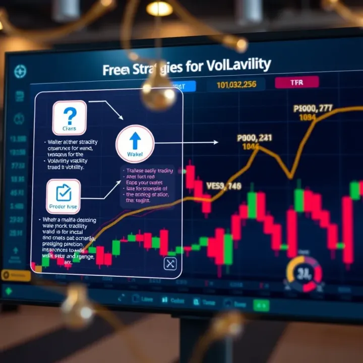 Diagram showing trading strategies for navigating financial volatility