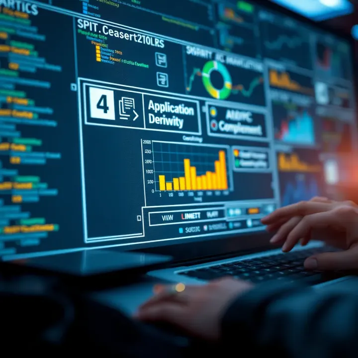 Application Derivatives in Software Development and Data Analysis Visual representation of software architecture integrating application derivatives for data analysis