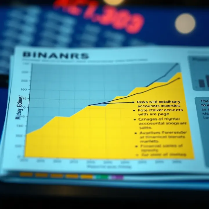 Graph showing risks and benefits associated with binary accounts in financial markets tailored for Kenya